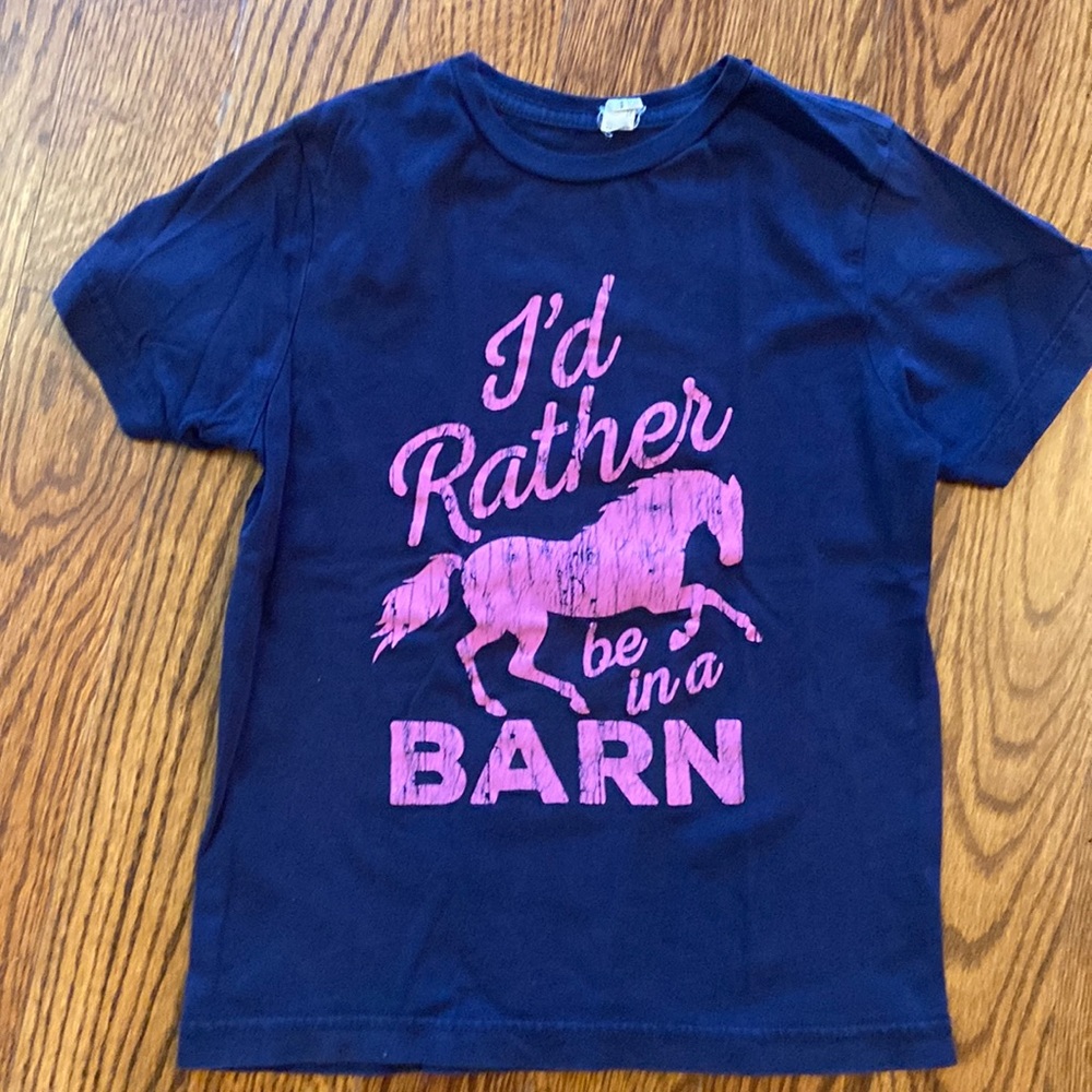 Live and Tell I’d Rather be at a Barn horse t ahirt